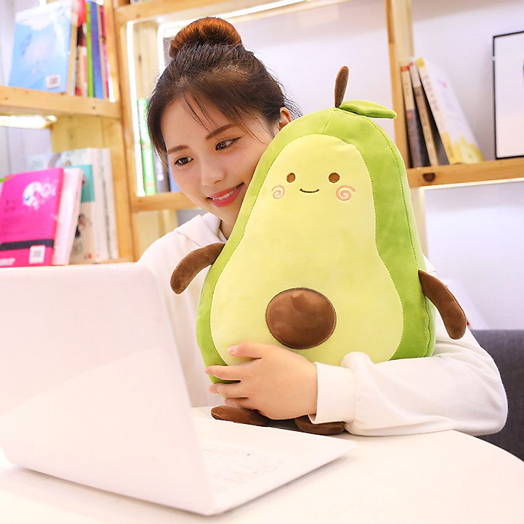 Gấu bông quả bơ 25cm cao cấp Chính hãng Ưu đãi - Hình ảnh 3