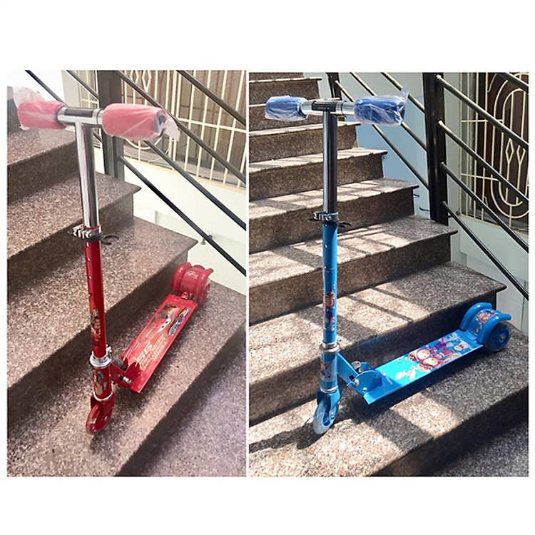 Mua Xe Trượt Scooter Bằng Sắt Có Đèn Chính hãng Ưu đãi - Hình ảnh 5