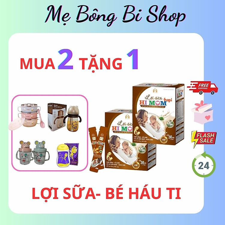 Tham Khảo tại ConCung: HIMOM HAPI - 2 HỘP LỢI SỮA Kèm Quà , nhận ngay nhiều Ưu đãi