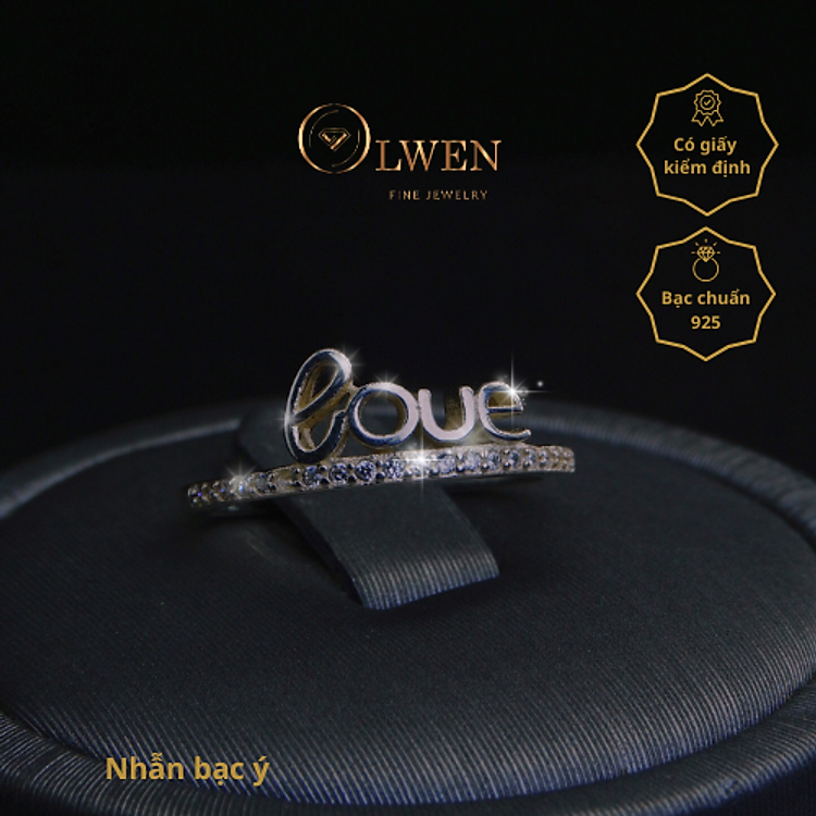 NHẪN BẠC Ý 925 OLWEN FINE JEWELRY - NM84.1