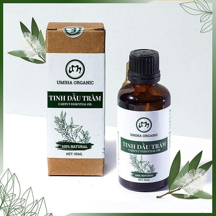 TINH DẦU TRÀM HỮU CƠ U MINH HẠ nguyên chất dùng xông tắm ngừa cảm lạnh,hỗ trợ trị côn trùng cắn đốt cho Bé, Trẻ sơ sinh và Trẻ nhỏ | An toàn cho làn da nhạy cảm của Bé