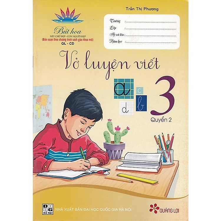 Vở luyện viết 3 quyển 2 (QL-CD)