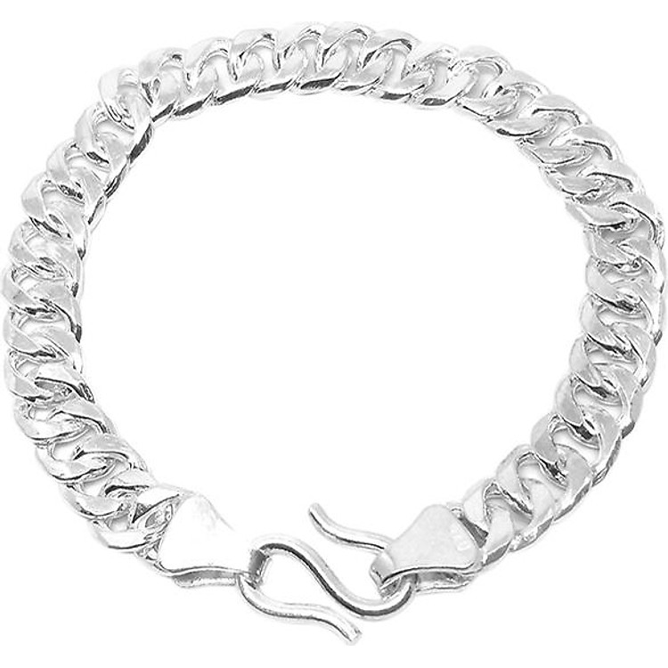 Lắc Tay Nam Kiểu Móc Xích Đơn Giản BẠC HIỂU MINH LTN012