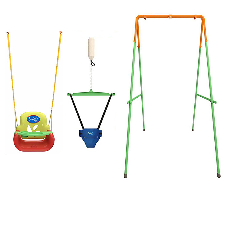 Combo Bộ Xích đu Nhún nhảy Tập đi Jumper Kids KG101+ Ghế Xích đu Đa năng tích hợp Bàn Ăn dặm (Chính hãng)