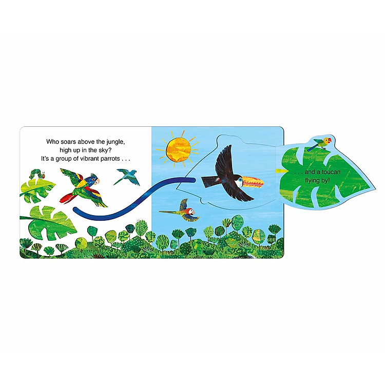 The Very Hungry Caterpillar's Jungle Hide And Seek: A Finger Trail Lift-the-Flap Book - Ảnh 3