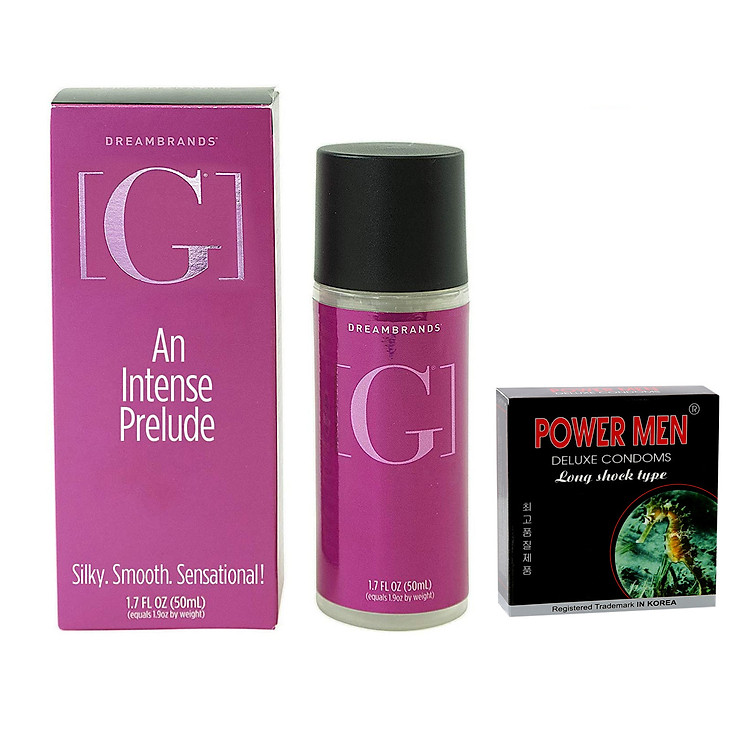 Gel tăng khoái cảm cho nữ G Female Stimulating + Bao cao su Power Men Hộp 3 Chiếc - Hàng Chính Hãng 100% - Che Tên Sản Phẩm