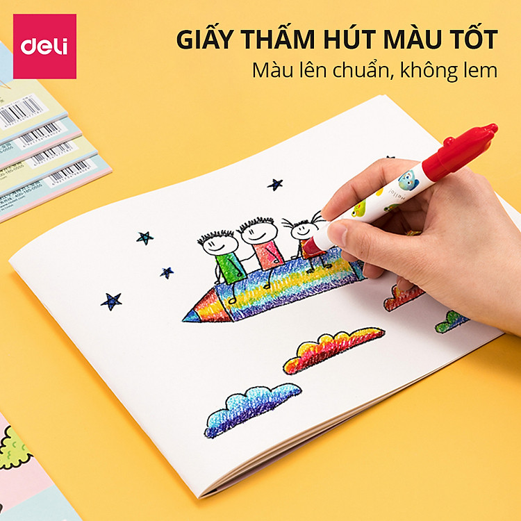 Vở Vẽ Học Sinh Deli (179*252) - Ảnh 3