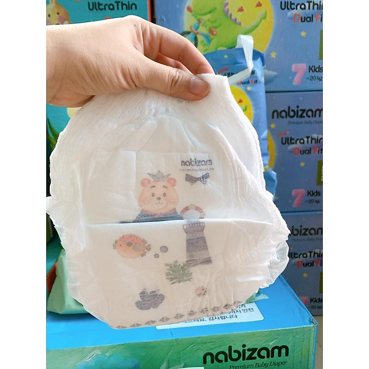 Bỉm Dán NABIZAM ULTRATHIN Nội Địa Hàn Chính hãng Ưu đãi - Hình ảnh 4