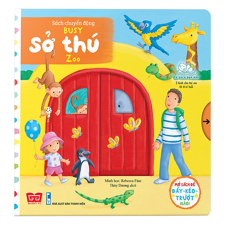Sách Tương Tác – Sách Chuyển Động – Busy – Zoo – Sở Thú