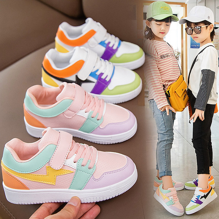 Giày thể thao bé gái bé trai cao cấp từ 3 - 16 tuổi siêu nhẹ đàn hồi kháng khuẩn kiểu dáng thời trang G27