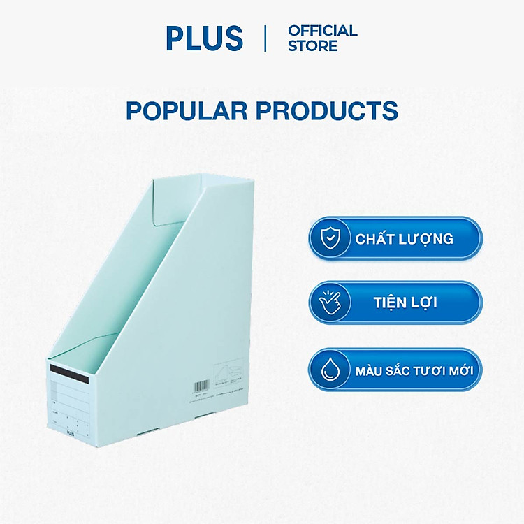 Hộp Giấy Đựng Hồ Sơ A4E PLUS – Xanh Dương