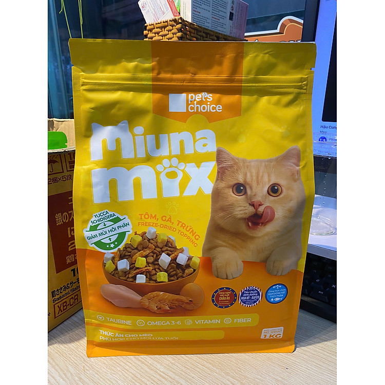 TẶNG 1 SÚP - HẠT KHÔ DÀNH CHO MÈO MR.VET MIX TOPPING SẤY TÚI 1KG T1 - T2 - T3 - T4 - G1