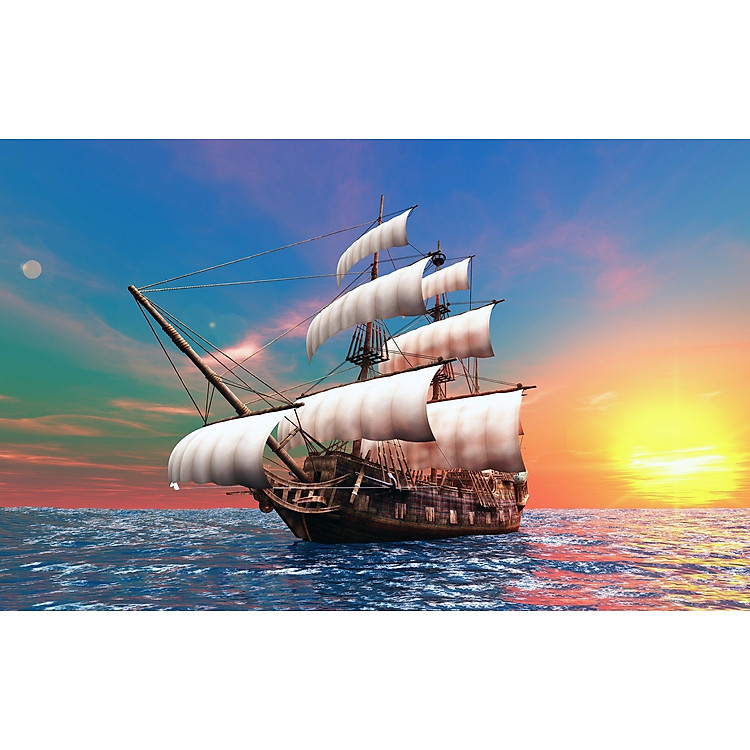 Bộ tranh xếp hình 1000 mảnh - Thuận Buồm Xuôi Gió Chính hãng Giá tốt - Hình ảnh 2