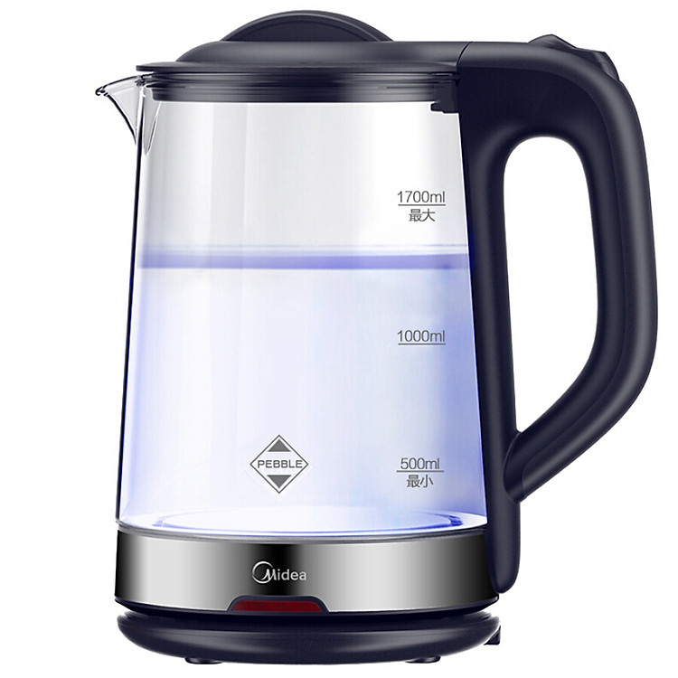Ấm Đun Nước Siêu Tốc Thủy Tinh Midea Mk-Gj1702