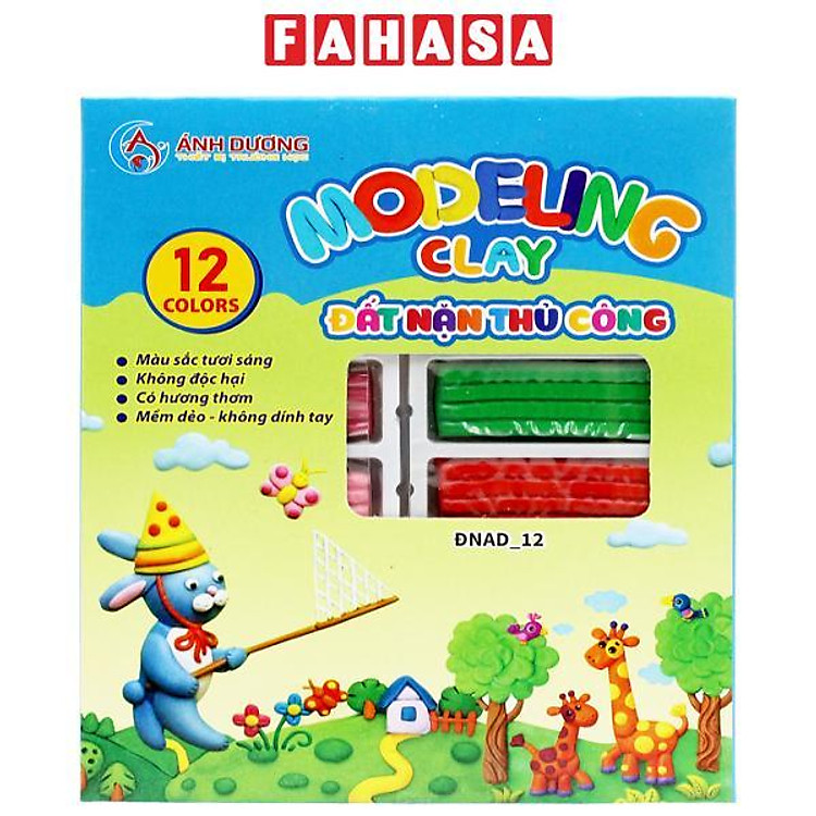 Mua tại Tiki: Đồ Chơi Đất Nặn 12 Màu 180g Chính hãng Ưu đãi