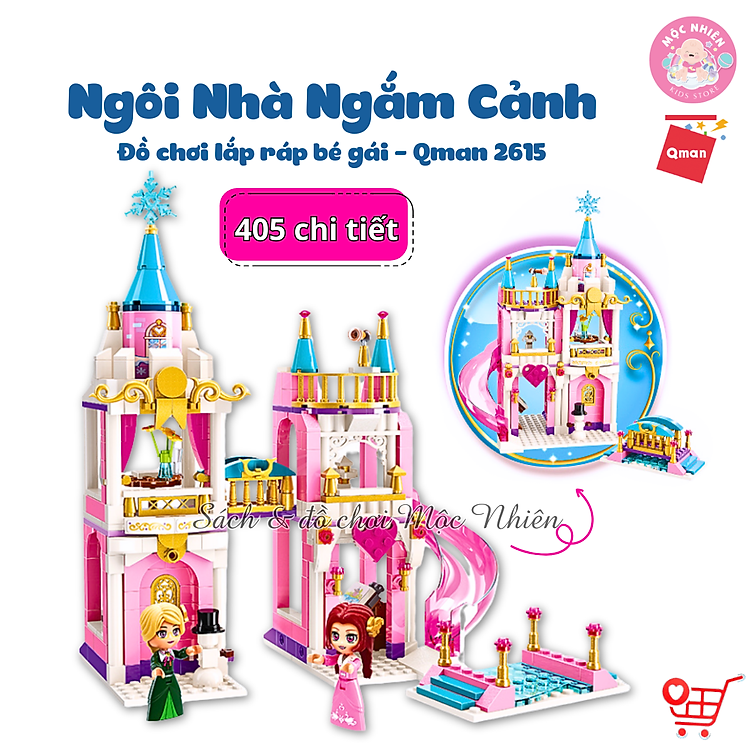 Tìm mua tại Avakids: Đồ chơi lắp ráp Qman 2615 - Ngôi nhà - Ngập tràn khuyến mãi