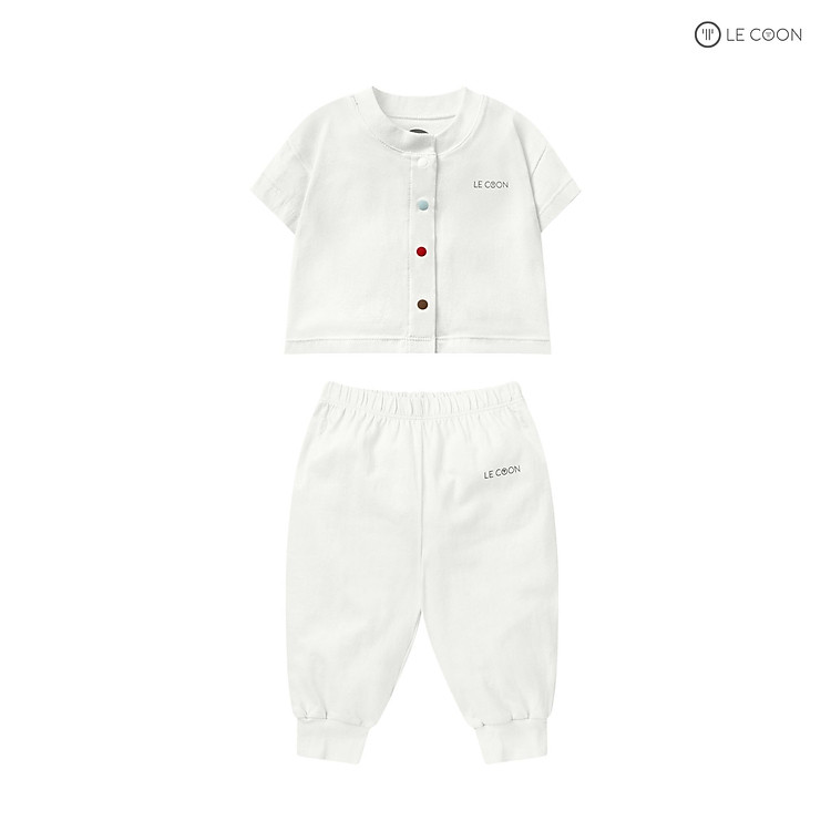 LE COON | Bộ Đồ Cổ Bo Dáng Thụng Quần Dài- Quần Cộc | COOL | 0-3 tuổi