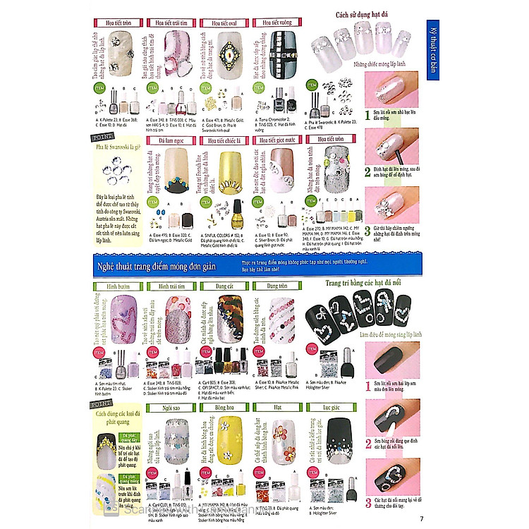 Bộ Sưu Tập Các Mẫu Trang Điểm Móng (Tập 2) - Ảnh 2