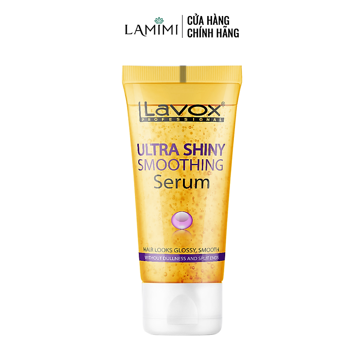 Serum dưỡng bóng tóc Lavox 60ml (Tuýp Cam)