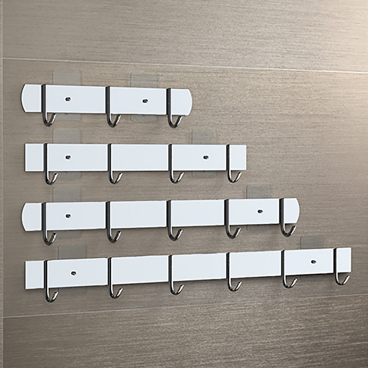 Móc Inox 304 Dính Tường Treo Quần Áo MNGG-0176 (6 Móc)