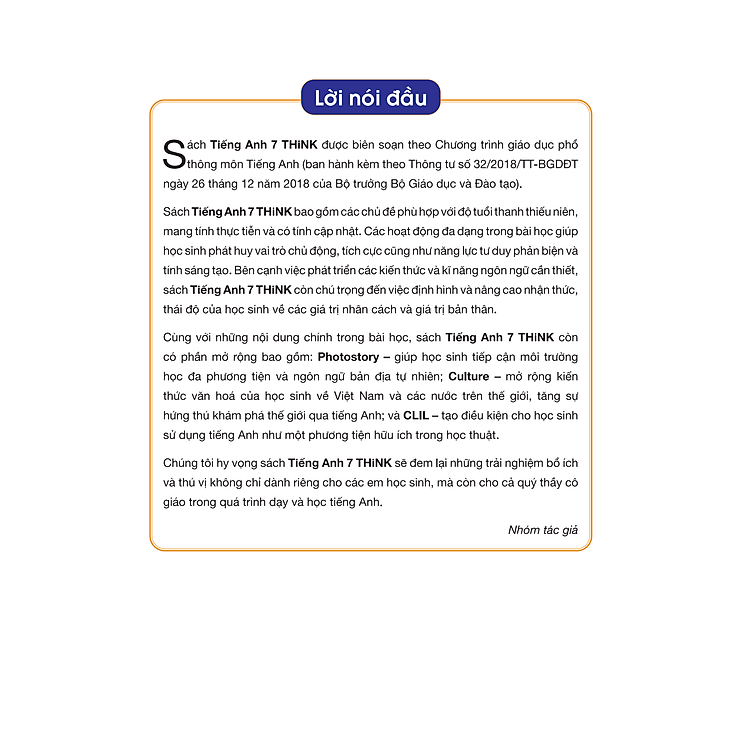 Tiếng Anh 7 Think - Student's Book - Ảnh 5
