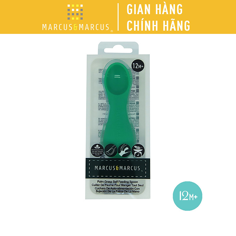 Thìa silicon tập ăn cho bé Marcus Chính hãng Ưu đãi