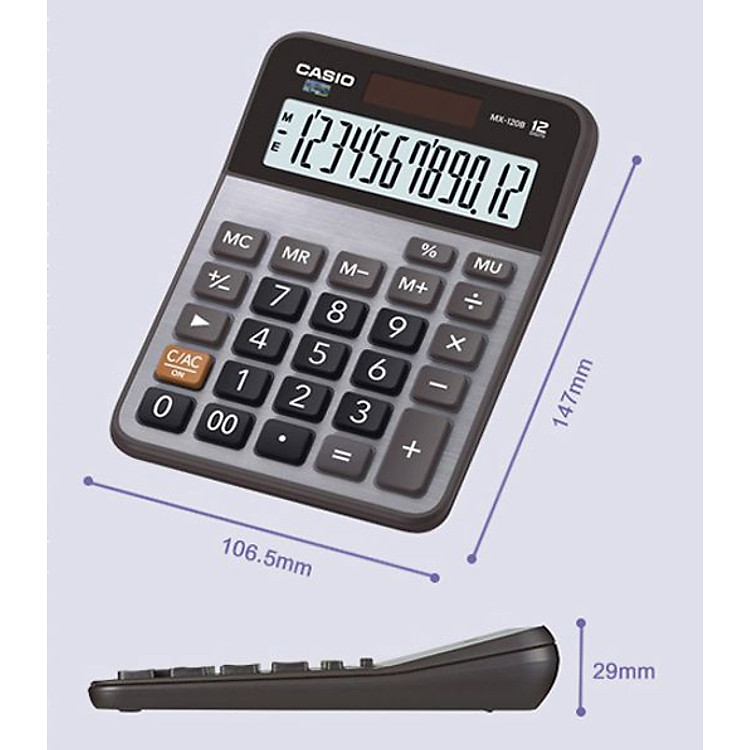 Máy Tính Để Bàn Casio MX-120B - Ảnh 6