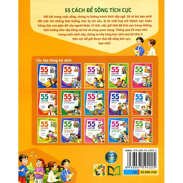 Tủ Sách Kĩ Năng Sống Dành Cho Học Sinh – 55 Cách Để Sống Tích Cực - Ảnh 2