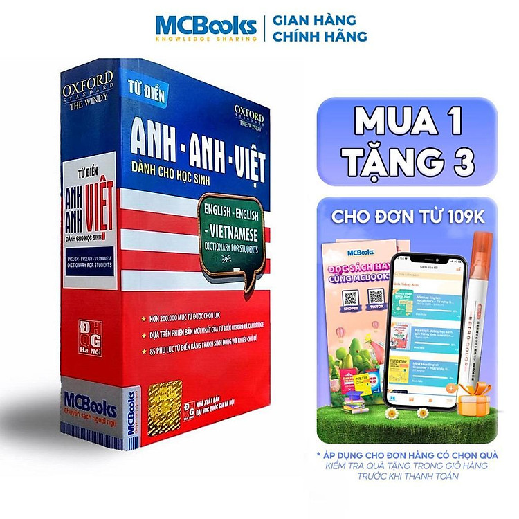 Từ điển Anh-Anh-Việt dành cho học sinh (Tái bản 2020)