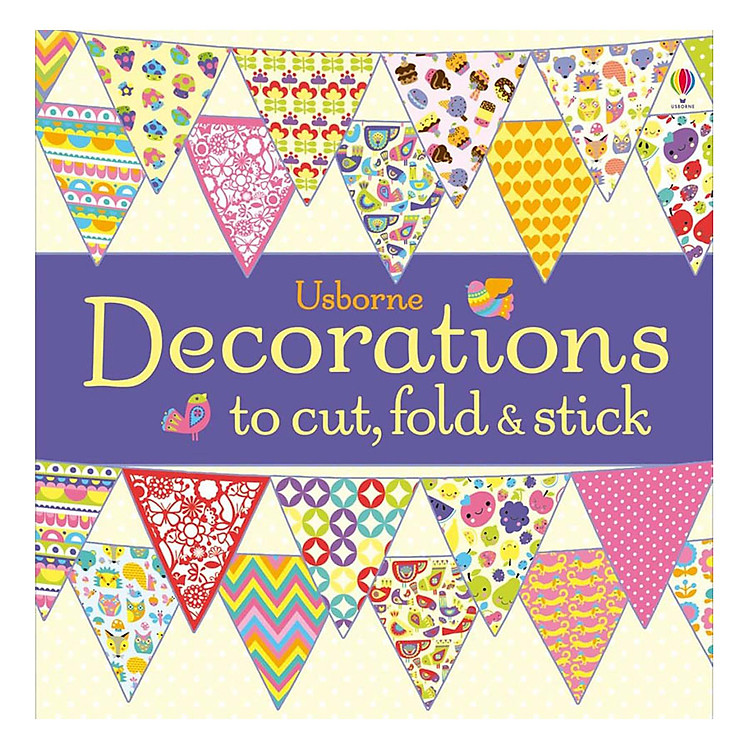 Sách Usborne Decorations to cut, fold and stick
