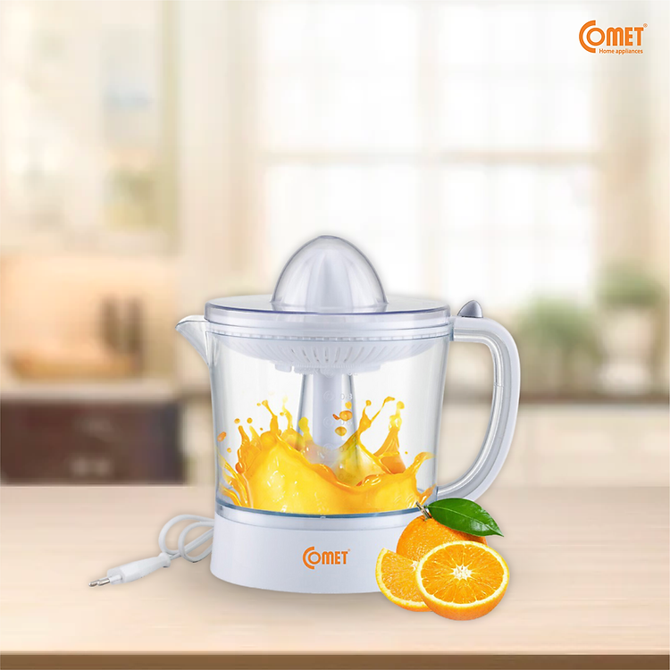 Máy vắt cam Comet CM9929 – Dung tích 1L, công suất 40W, xoay 2 chiều – Vắt cam nhanh, không kẹt hạt – Hàng chính hãng - Bảo hành 12 tháng