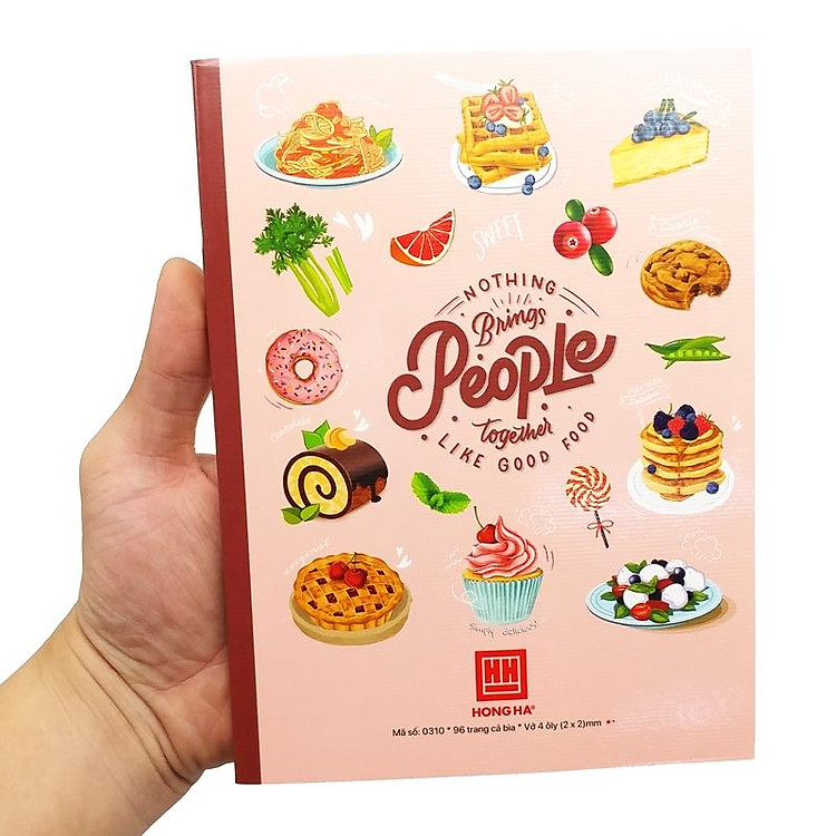 Vở Class Foody 4 Ô Ly 96 Trang 58gsm (Màu ngẫu nhiên) - Ảnh 4