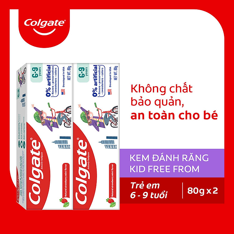 Mua Bộ đôi kem đánh răng Colgate trẻ em Chính hãng Ưu đãi - Hình ảnh 2