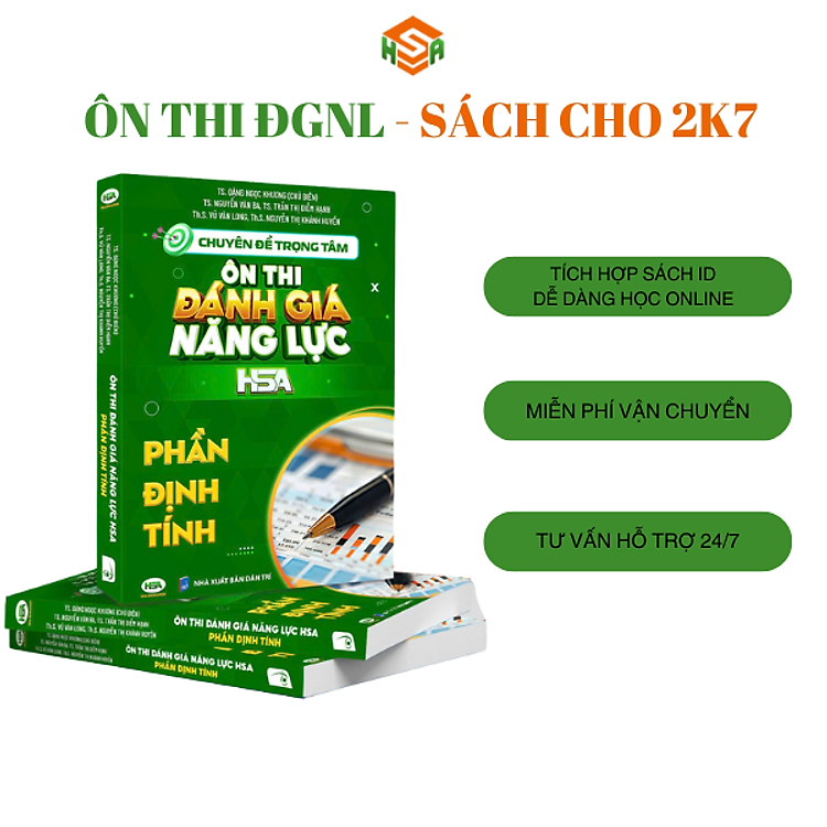 Sách ôn thi đánh giá năng lực Hà Nội (Định tính + Định Lượng + Khoa Học Xã Hội) - Ảnh 4