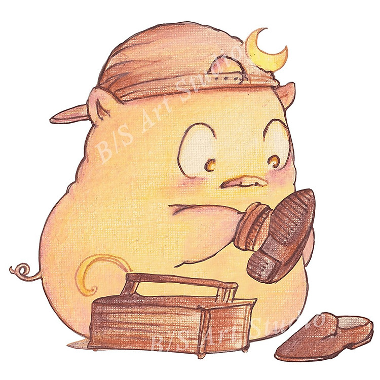 Sticker PIG MOON - Ảnh 5