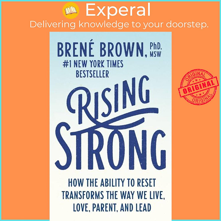 Sách - Rising Strong by Brene Brown (UK edition, paperback)