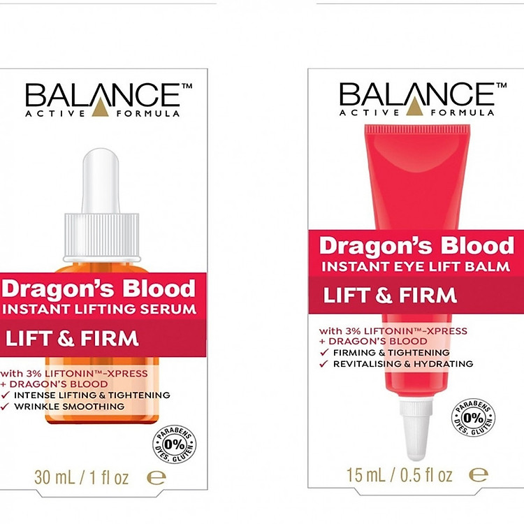 Bộ serum dưỡng da và kem dưỡng vùng mắt Balance Dragon Blood
