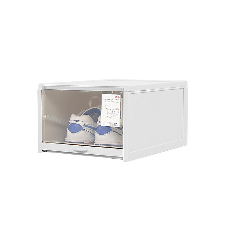 Hộp đựng giày KYS Plus nhựa cứng có ngăn kéo