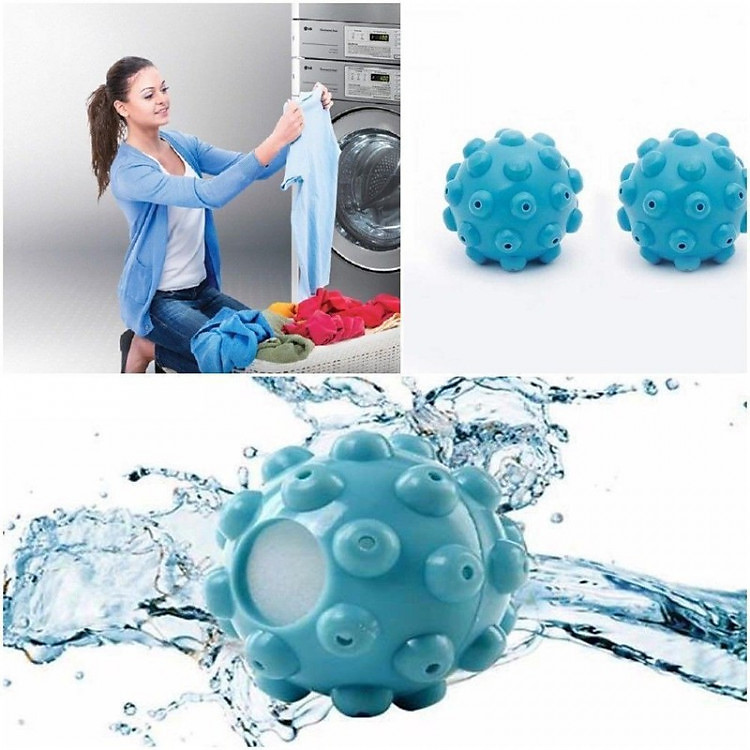 Bóng làm phẳng quần áo giặt máy (màu ngẫu nhiên)