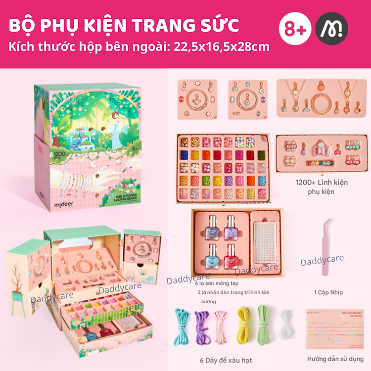 Phụ kiện bé gái: Vòng tay, charm, sơn móng Chính hãng Giá tốt - Hình ảnh 3