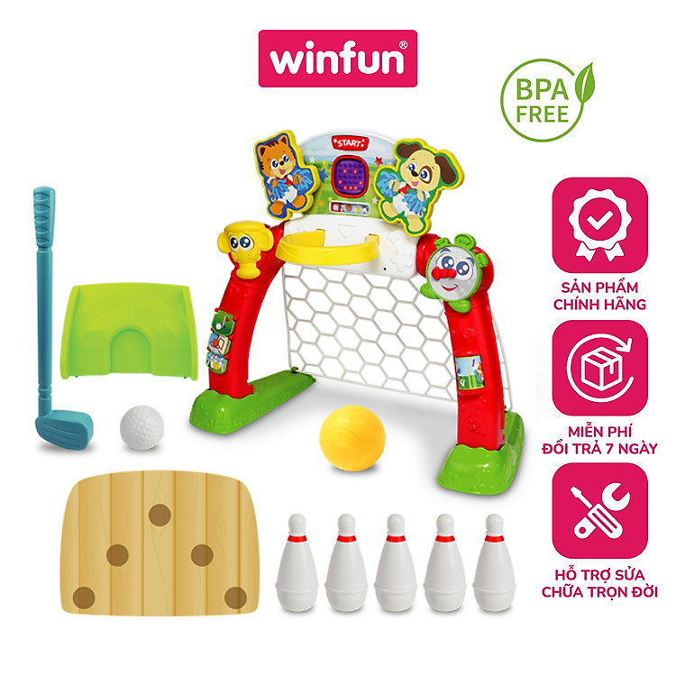 Chọn mua tại Shopee: Bộ đồ chơi thể thao 4in1 Winfun - Giá tốt nhất tại Mall Shop