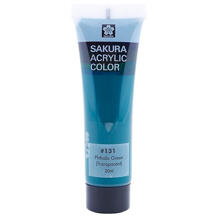 Màu Vẽ Acrylic Sakura 20ml (PHTHALO GREEN)