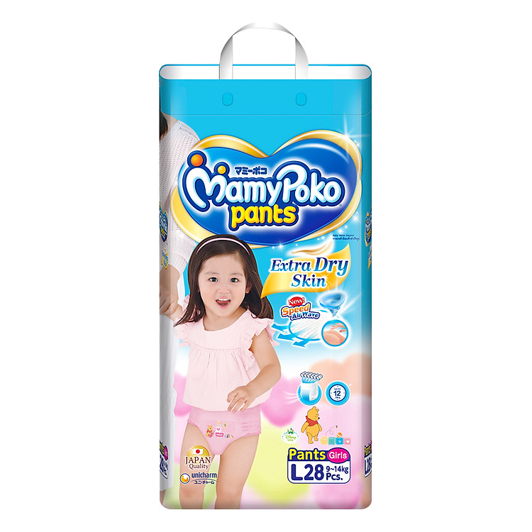 Tã Quần Bé Gái Gói Lớn MamyPoko L28 (28 Miếng)
