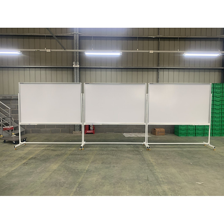 Bảng di động 2 mặt trắng viết bút lông Bavico (1,2x2,4m) - Ảnh 3