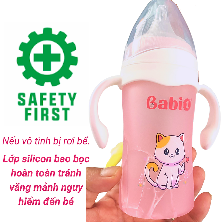 Mua Bình Sữa Cổ Rộng Babi 1 240ml Giá rẻ - Hình ảnh 3
