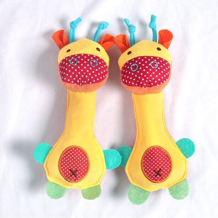 Chút chít cầm nắm 3 in 1 hươu cao cổ kích thích thính giác, xúc giác và rèn luyện kỹ năng cầm nắm