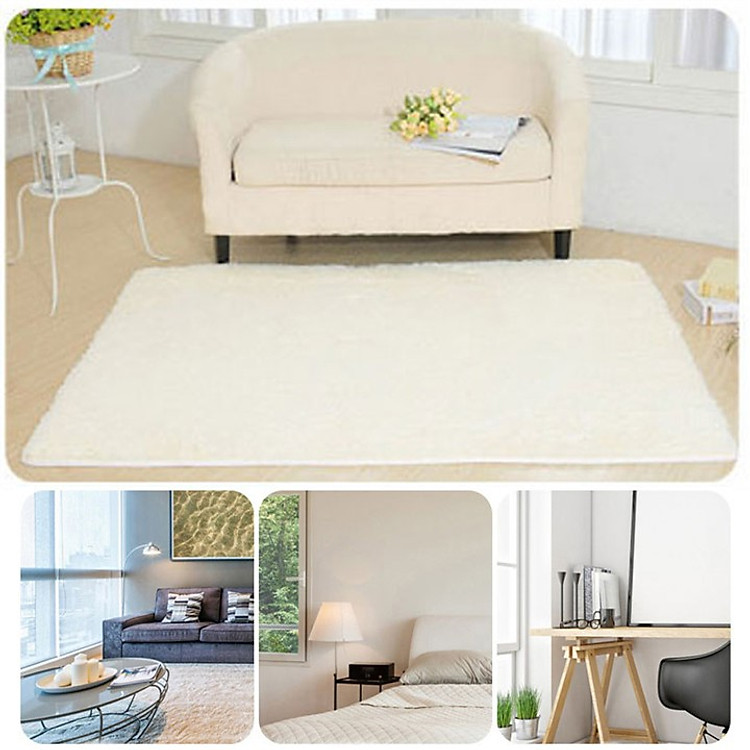 Thảm lông trải sàn siêu mềm mịn có đế chống trượt sz 80x120cm