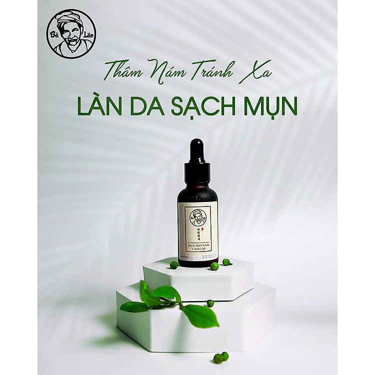 Serum Mụn Bà Lão Tái Tạo Cao Cấp Dành Cho Da Nhạy Cảm - Chai 30ml