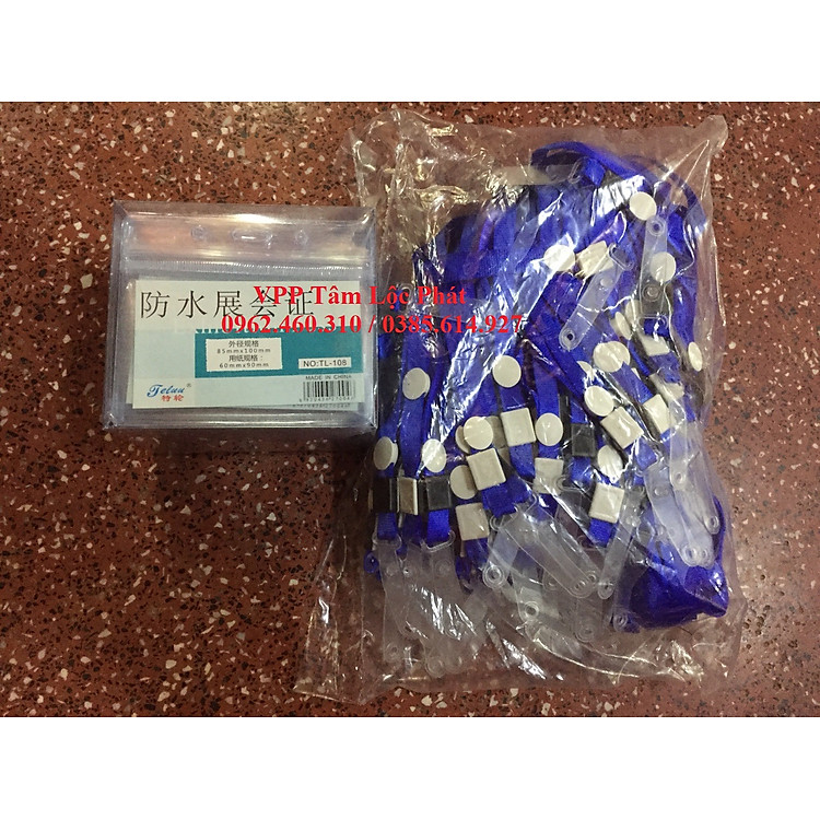 Bộ Thẻ Đeo Nhân Viên 108 (50 bộ) + Dây Đeo Thẻ Lụa - Ảnh 3