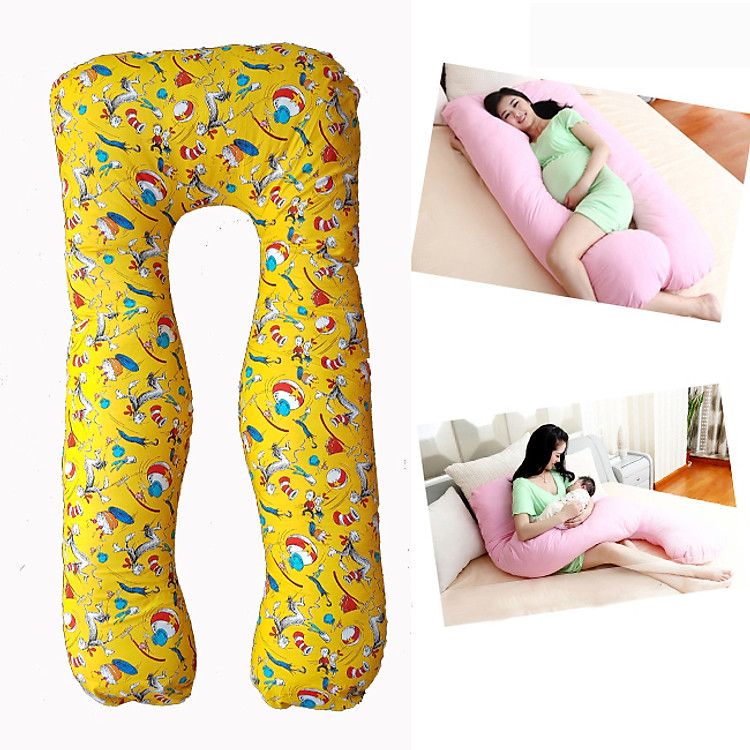 Gối ôm chữ U cho bà bầu THIVI